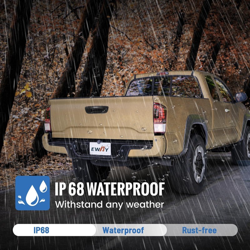 EWAY Tailgate Handle Backup Camera for 2002-2008 Dodge RAM 1500