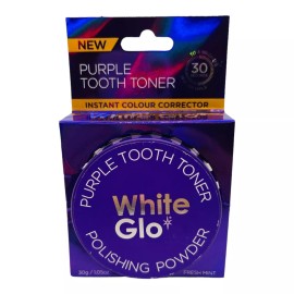White Glo White Glo Purple Tooth Toner Polishing Powder Fresh Mint 1 oz Color Corrector