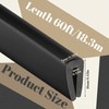 Kingdder Rubber Edge Trim 1/8" U Channel 60 ft Edge