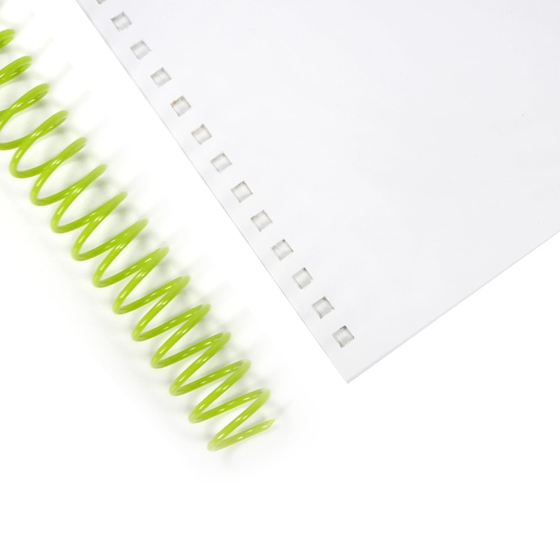 RAYSON Plastic Spiral Binding Coils, 50 Sheets, 3:1 Pitch, 9.5mm,