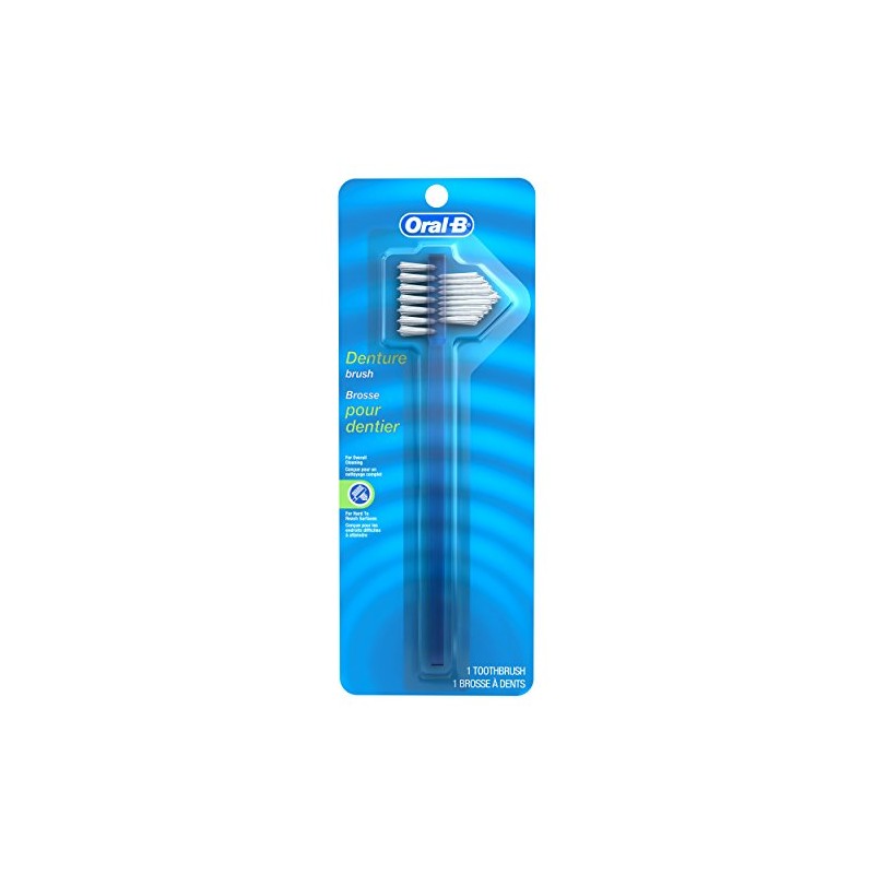 Oral-B Denture Brush Dual Head - each, Pack of 6