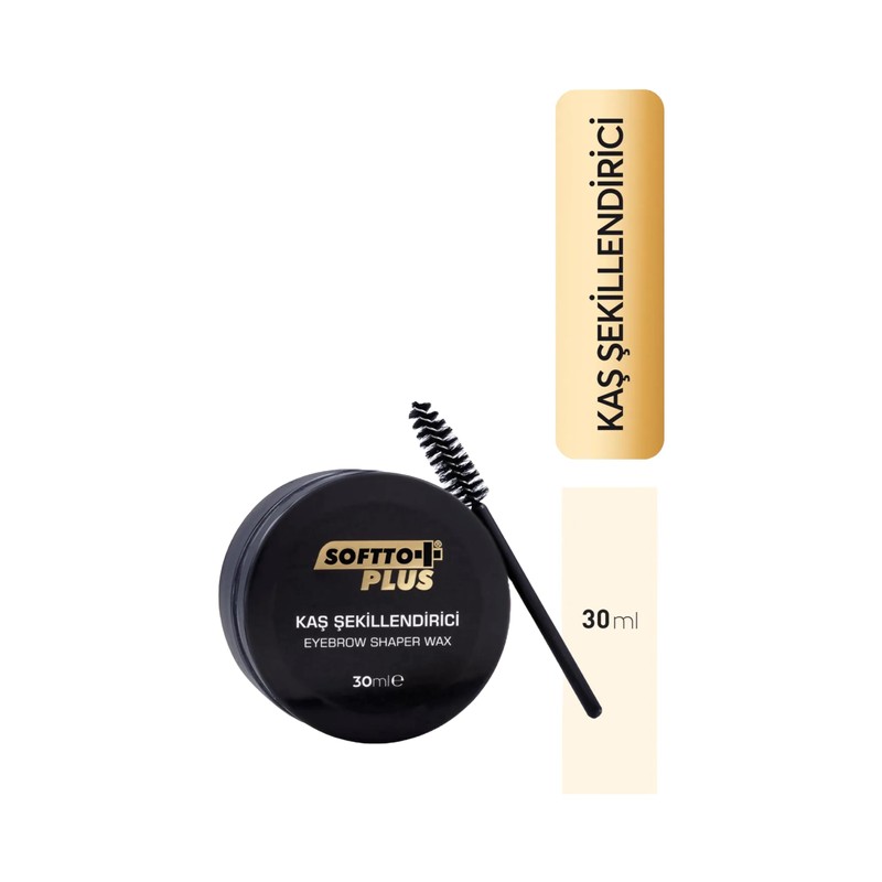 Softto+Plus Eyebrow Styling Wax, Eyebrow Shaper Wax - 30 ml