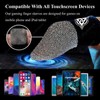 BlueWow Silver Fiber Gaming Finger Sleeves | Seamless & Ultra-Sensitive