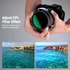 NEEWER 2 in 1 72mm Variable ND Filter ND2–ND32&CPL Filter(Circular