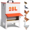 Automatic Chicken Feeders 30lb Metal Poultry Feeder no Waste Large