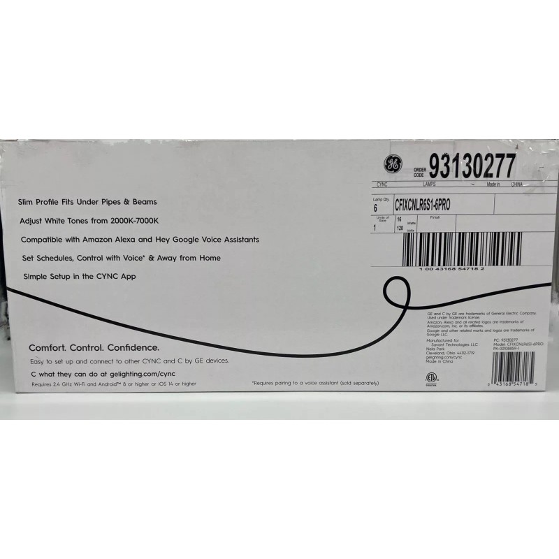 GE (6 LED wafers) GE Cync 6 inch Wafer Pro