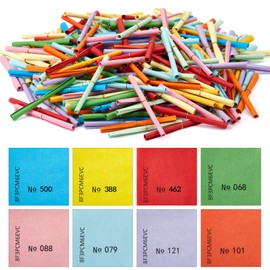 Clabby Pack of 500 Loose Tombola Numbered 1-500 Rivets Roll Loose 60 x 60 mm Colourful Mixed Winning Loose Tombola with Numbers for Garden Party Festivals Annual Tombola Club Festival