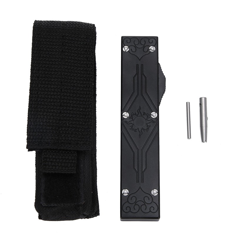 Stainless Steel Spring Comb Hair Beard Folding Pocket Comb Hairdressing