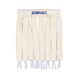 Octocurl: No Heat Curlers - Soft Hair Rollers for Overnight Sleep (Microfiber Antique White)