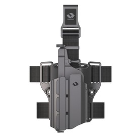 Orpaz T40 Adjustable and Modular TP9 Holster Compatible with OWB Canik TP9 Holder with Light/Laser/Sight/Optics, LH-Medium, Drop-Leg Attachment - Will Secure Your Handgun with a Tactical Appearance