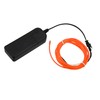X AUTOHAUX 2 Meter/6ft Neon EL Wire Strip Orange Light
