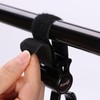 2 Pcs Walker Hook Hanging Multipurpose 360° Rotation Stroller Clip