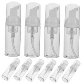 Zerodeko 10 Pcs Travel Foam Pump Bottles Refillable Foaming Soap Dispenser for Shampoo Cosmetics Liquid Soap Compact Bottles for Travel
