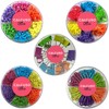 CALCUSO Stationery complete package: assorted coloured paper clips, large paper