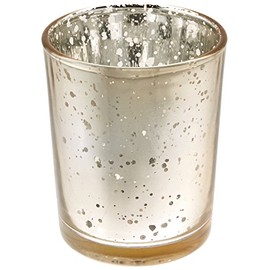 Darice David Tutera Gold Spot Plating Glass Votive Cup