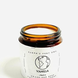 Organic Grass-Fed Beef Tallow Face Cream for Skincare Comfort - Gentle Moisturizer with Jojoba Oil and Essential Oil - Scent: Vanilla, Size: 4 FL OZ