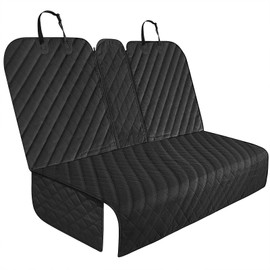 Yonktoo Dog car seat Cover for Back seat,car seat Cover 60/40 Split Bench for Small Cars,SUVs,Trucks - X-Large - 61" W