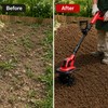 Cordless Electric Garden Tiller for Soil Cultivation – Anti-Tangle Blades