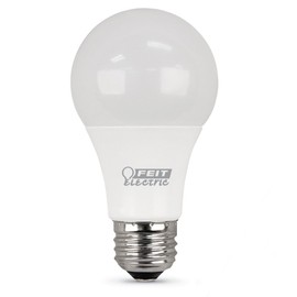 Feit Electric A800/827/10KLED/2 Feit 60W Equivalent A19 Soft White Non-Dimmable LED Light Bulb 2-Pack
