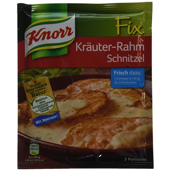 Knorr Krauter- Rahm Schnitzel Fix 47g