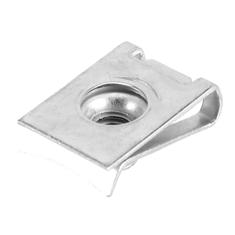 75pcs Fairing Bodywork Panel U Clips Clamp M6 U Nut