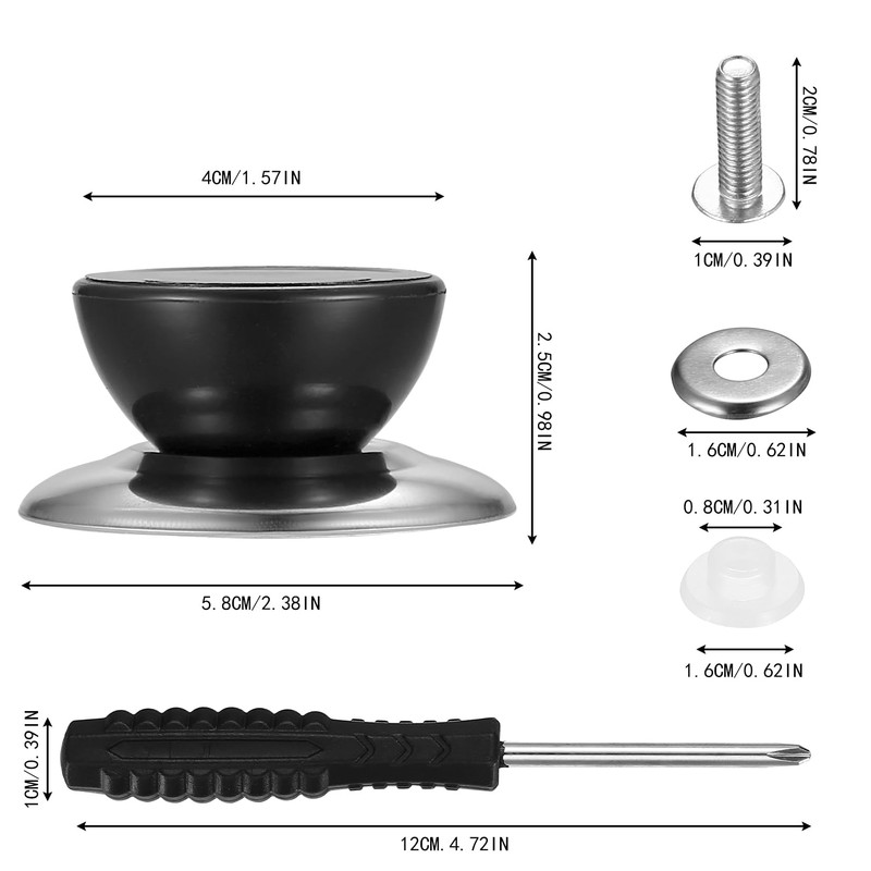 Zxglxinyao 10 PCS Universal Replacement Grips, Suitable for Casserole Glass