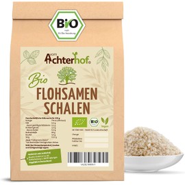 Achterhof Organic Psyllium Husks, 200 g, Rich in Fibre, the Ayurvedic Allrounder for Baking and Cooking, from Controlled Organic Cultivation, Highest Premium Quality