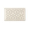 Martha Stewart Miles Modern Diamond Anti-Fatigue Air-Infused Kitchen Mat, Beige,