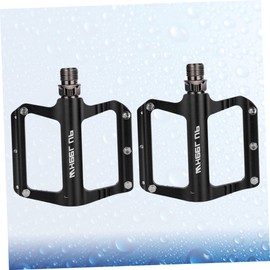 BESPORTBLE 2pcs Aluminium Alloy Non- Bike Pedals Flat Pedal Accessories for and Folding for Comfortable and Efficient Riding
