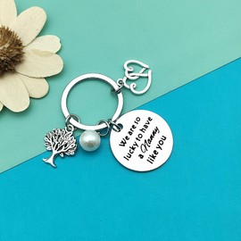 Nanny Gifts from Grandchild Nanny Keyring Nanny Appreciation Gift Grandma Gift Babysitter Gifts Thank You Gift for Nanny Daycare Child Caregiver Gift Mothers Day Birthday Gift Thanksgiving Day Gift