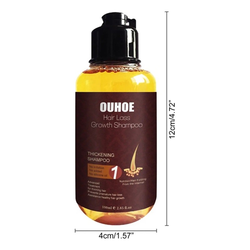 Champú X Hair Growth, Champú Para Engrosar El Cabello, Anti-