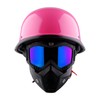 1Storm Novelty Motorcycle Half Face Helmet German Style DOT Approved:
