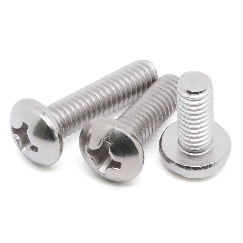 MewuDecor #4-40 x 3/8" Pan Head Machine Screws, Fully Threaded,