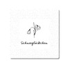 Interluxe Metal Sign 20 x 20 cm Snowdrop Decoration Spring