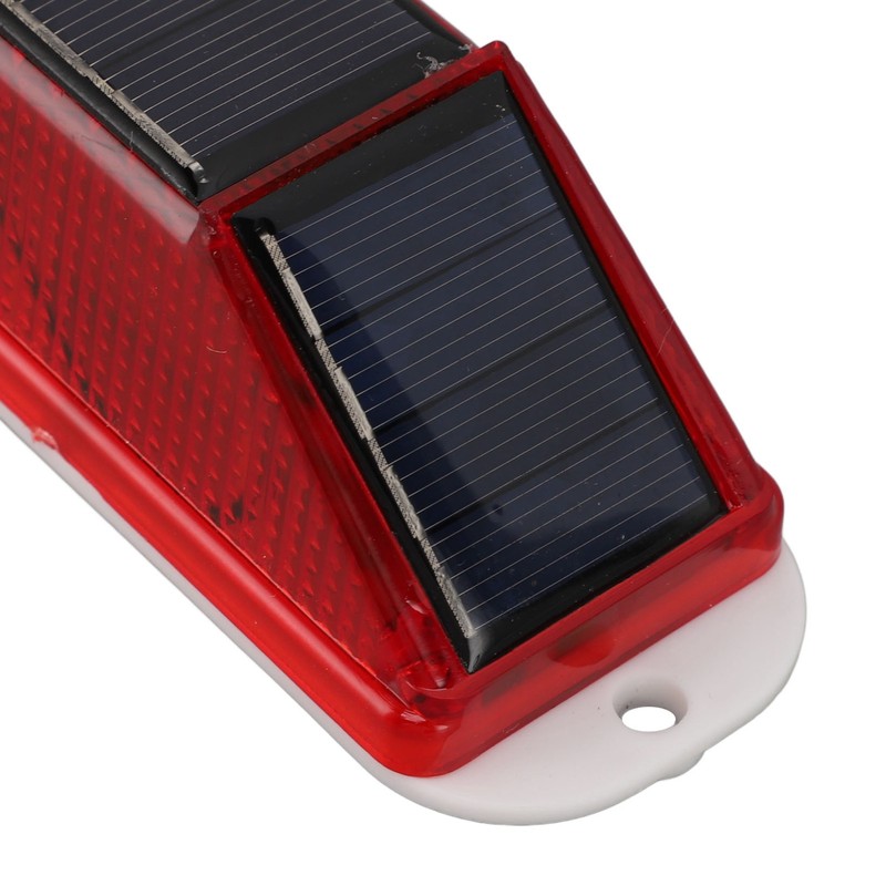 2pcs Solar Strobe Warning Light Waterproof Light Control High Bright