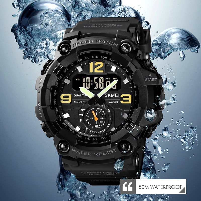 Men's Digital Sport Watch SKMEI Classic 5ATM Waterproof Sport Watch