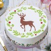 Decora 9270976 Stencil Reindeer Diameter 25 cm Plastic