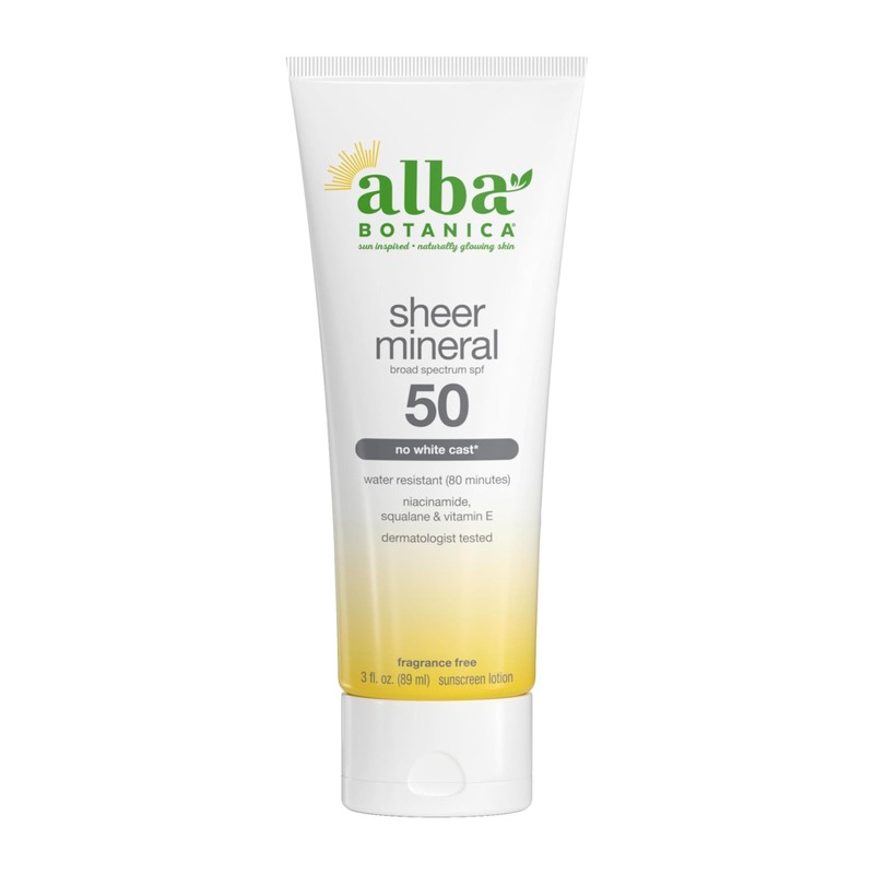 Alba Botanica Sport Sunscreen Lotion, SPF 45, Fragrance Free, 4