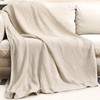 Yoofoss Muslin Blanket 100% Organic Cotton Throw Large 50" x