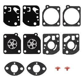 KELKONG 2 Set Carburetor Diaphragm Kit Compatible with Husqvarna 125B 125BV 125BX 125BVX Carburetor Repair Kit for Zama C1Q-W37 545081811 590460102 Carb