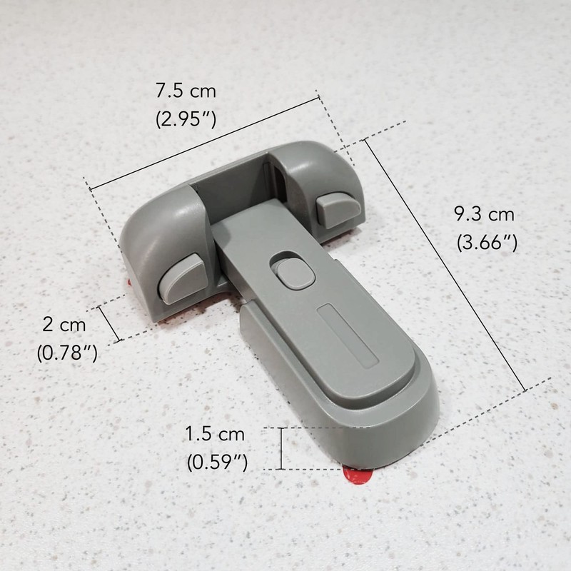 Moonybaby Baby Safety Freezer Door Latches to Keep Closed, Also