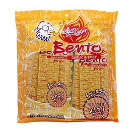 Bento Korean Mat Jingeo Garlic Spicy Bento Fish Squid Strip Snack 벤토 맛징어갈릭앤스파이시 맛징어