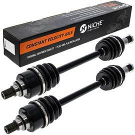 NICHE Front CV Axle Half Drive Shaft for Arctic Cat Wildcat Trail 700 XT EPS Limited 1502-954 2502-348 2 Pack