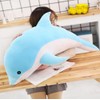Tikwisdom Plush Toy Dolphin, Dolphin Plush Cushion, Super Soft Doll,