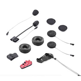 Midland - Second Helmet Audio Kit Motorcycle Intercom Accessories Compatible with Rush RCF/BTR1 ADV/R1 Mesh - Motorcycle Helmets Headset Microphone Speaker Motorcycle Accessories Clear Communication