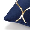 Hanrunsi Velvet Cushion Covers Navy Blue 30 x 50 Decorative