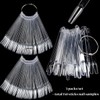 Fcozpjk Clear Nail Color Swatch Sticks, 150Pcs With Ring, Ballerina
