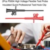 Pack of 2 Multimeter Cable Test Probe, Insulated 10 A