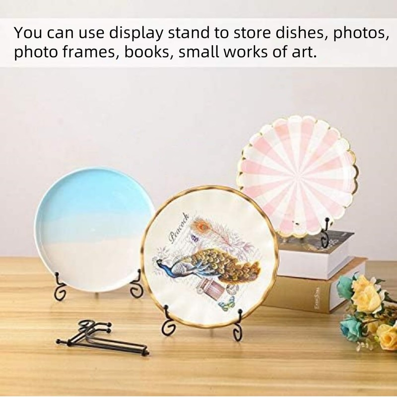 Plate Stands for Display - 6 Inch Plate Holder Display