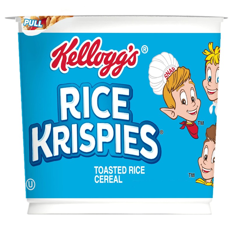 Kellogg's Rice Krispies Breakfast Cereal Cups, Kids Snacks, Cereal Cup